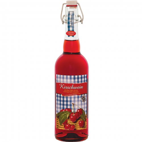 Kirschwein Cseresznyebor édes gyümölcsbor csatos üvegben 8,5%, nem ...